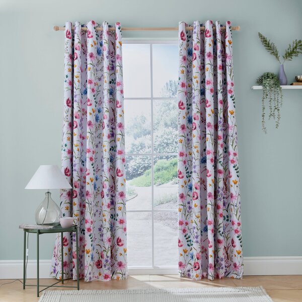 Foxley Ditsy Blackout Eyelet Curtains