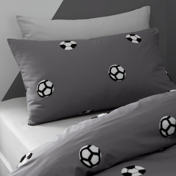 Tufted Football Duvet Cover & Pillowcase Set