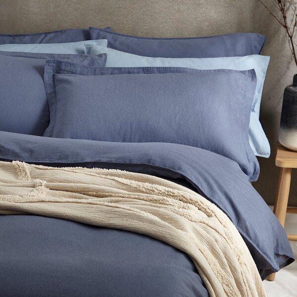 Cotton Linen Duvet Cover & Pillowcase Set