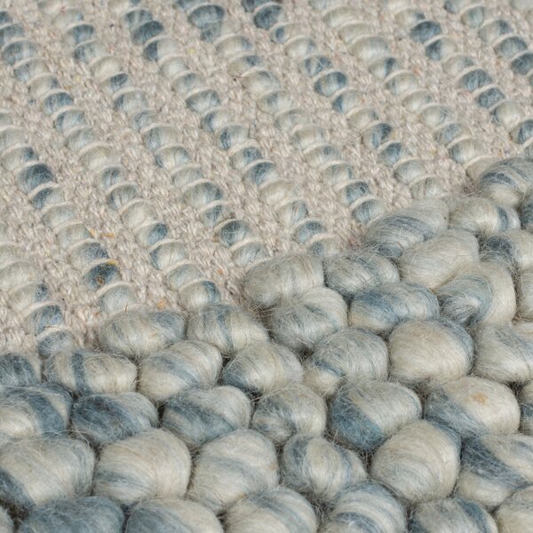 Pebble Wool Border Rug