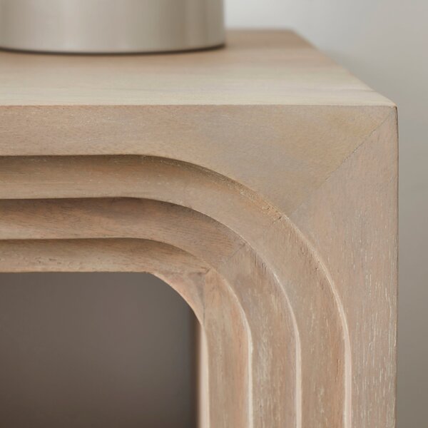 Romy Bedside Table, Mango Wood