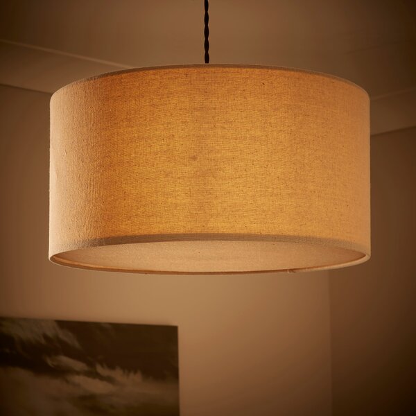 Luna Shallow Drum Lamp Shade