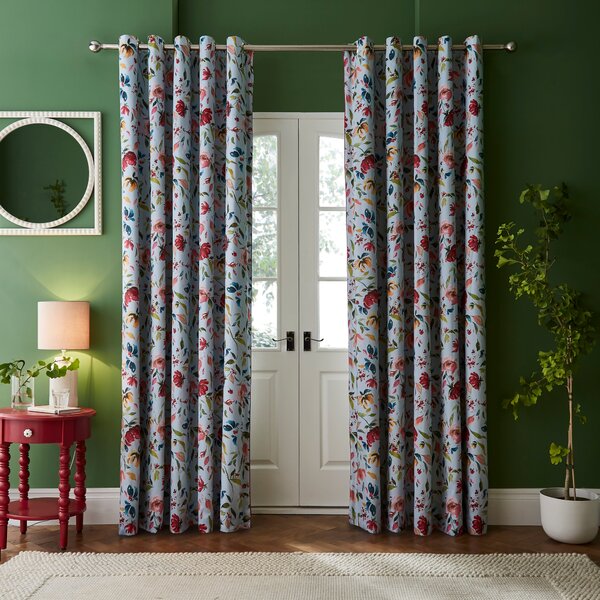 Dorma Modern Romance Vintage Blackout Eyelet Curtains