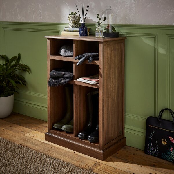 Signature Mango Wood Shoe and Wellie Storage Unit