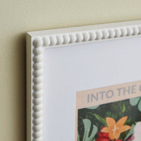 Bobbin Chalk White Photo Frame