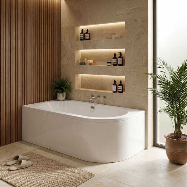 Bathtub Rea Orion Left 170cm