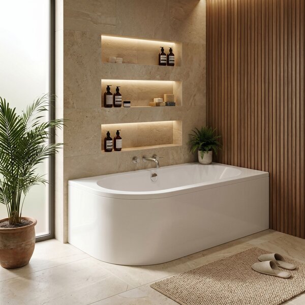 Bathtub Rea Orion Right 170cm