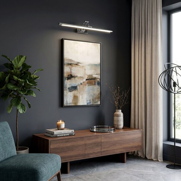 Bathroom LED wall sconce SWE017-1W 60cm Chrome