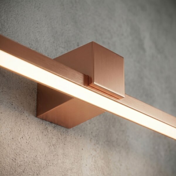 Bathroom LED wall sconce SWE054-1W 80 cm COPPER BRUSH