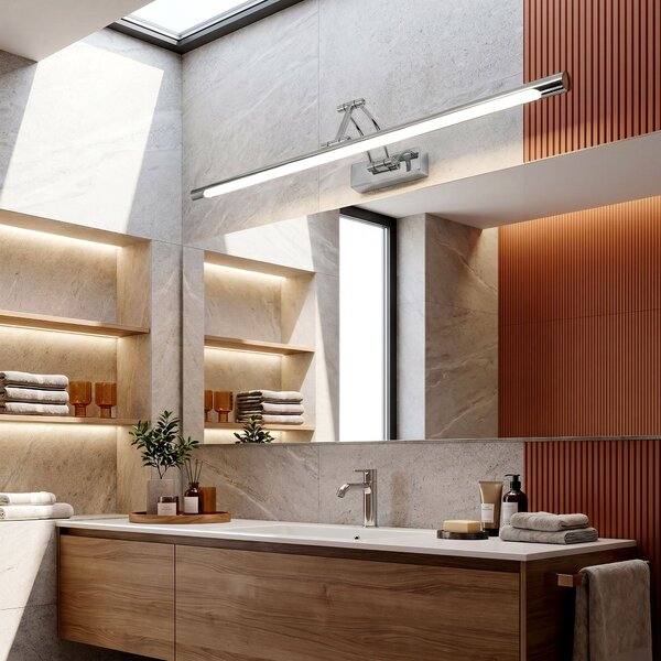 Bathroom LED wall sconce SWE018-1W 80cm Chrome