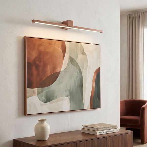 Bathroom LED wall sconce SWE054-1W 80 cm COPPER BRUSH