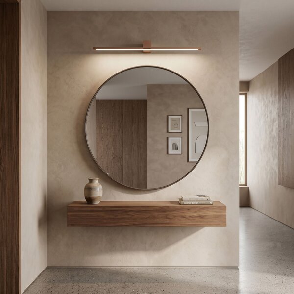 Bathroom LED wall sconce SWE054-1W 80 cm COPPER BRUSH