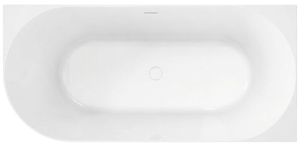 Corner Acrylic Bathtub REA Bellanto Slim 150 Right