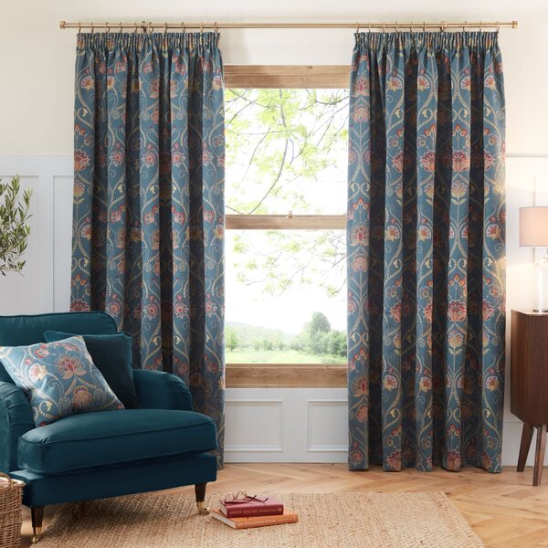 Evelyn Pencil Pleat Curtains