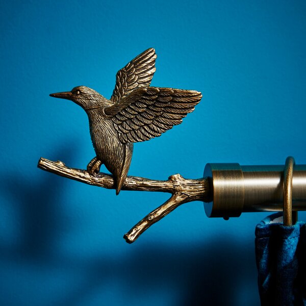 Kingfisher Finial Pair