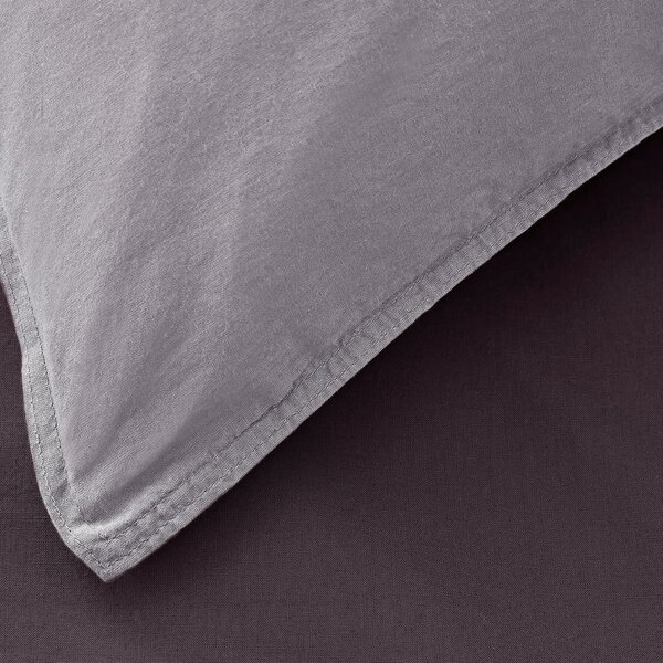 Soft Washed Recycled Cotton Standard Pillowcase Pair