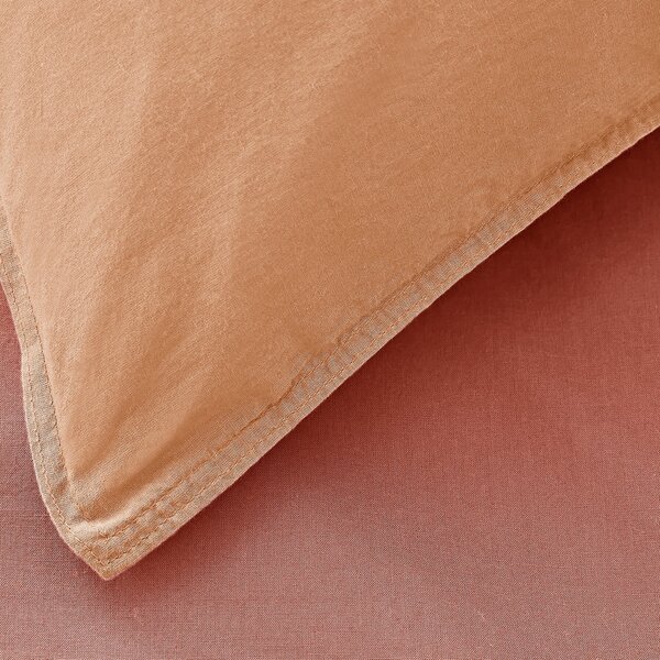 Soft Washed Recycled Cotton Standard Pillowcase Pair