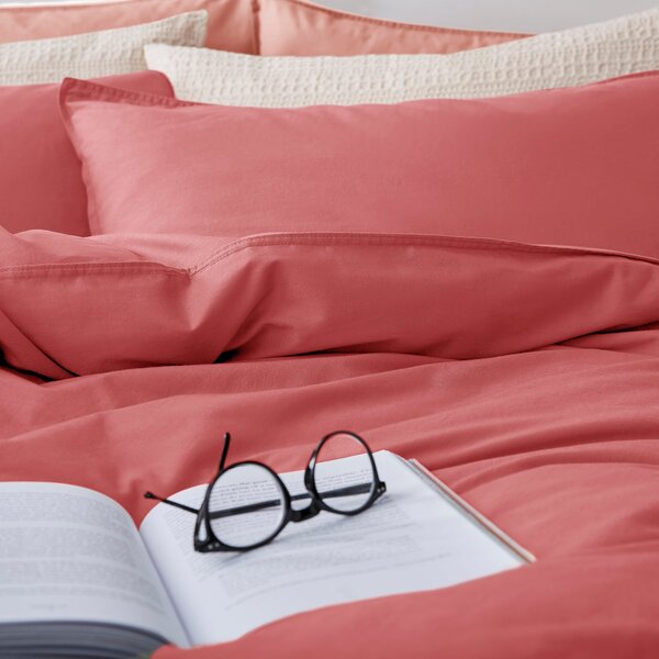 Soft Washed Recycled Cotton Duvet Cover and Pillowcase Set