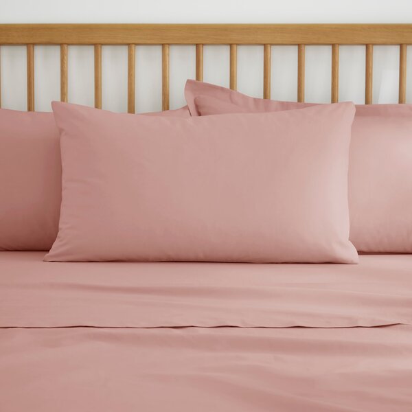 Pure Cotton Kingsize Pillowcase Pair