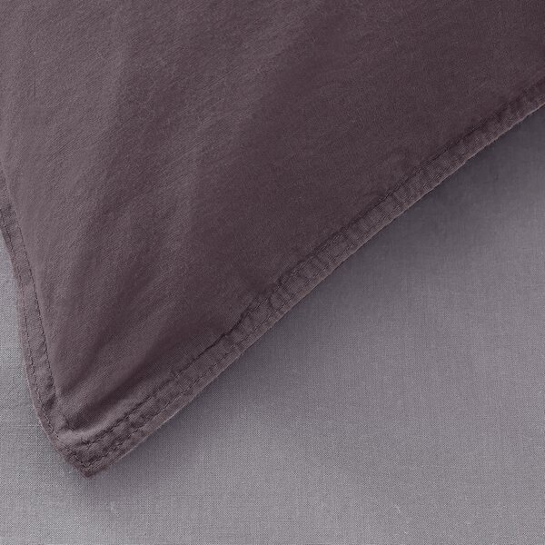 Soft Washed Recycled Cotton Standard Pillowcase Pair