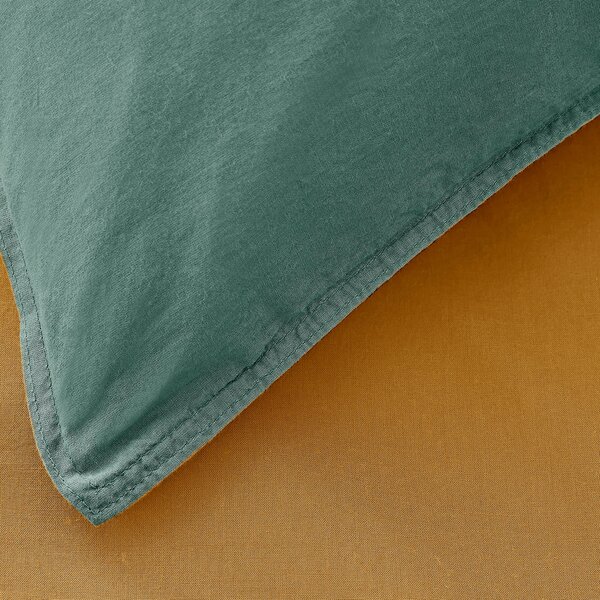 Soft Washed Recycled Cotton Standard Pillowcase Pair