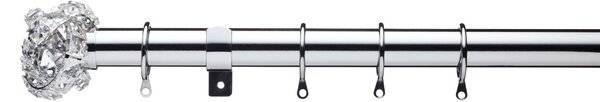 Cecilie Extendable Metal Curtain Pole with Rings