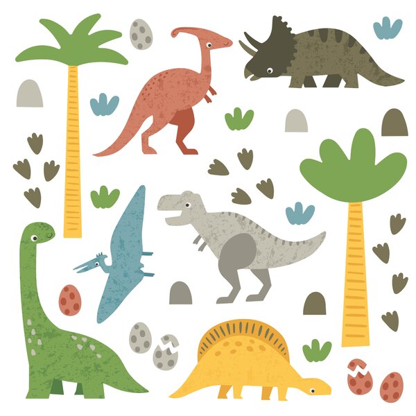 Dino Walk Wall Stickers