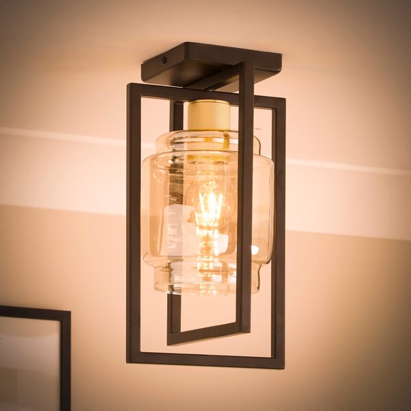 Seattle Industrial Flush Ceiling Light