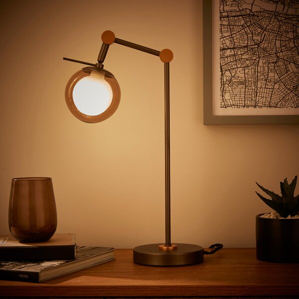 Molecular Industrial Metal Table Lamp