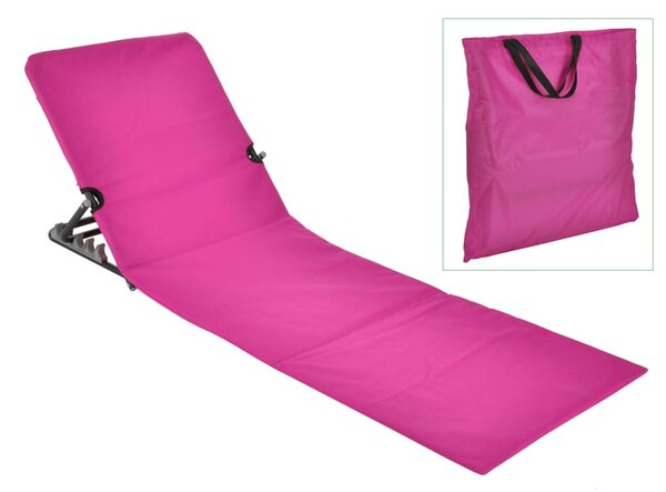 HI 423981 Foldable Beach Mat Chair PVC Pink