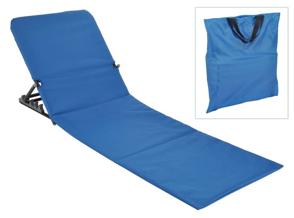HI 423979 Foldable Beach Mat Chair PVC Blue