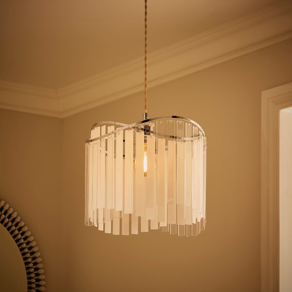 Ayla Frosted Easy Fit Pendant Shade