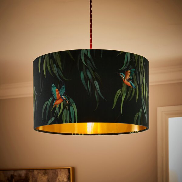 Kingfisher Drum Lamp Shade