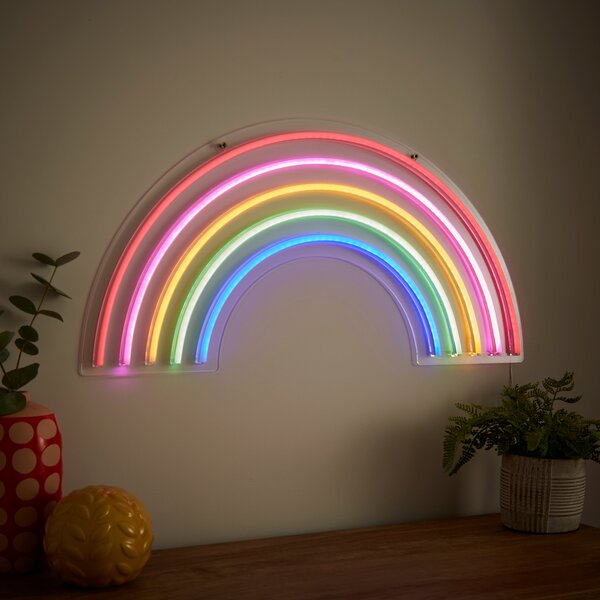 Rainbow Neon Sign