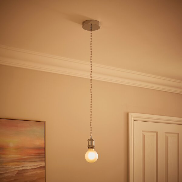 Charlie Herringbone Adjustable Pendant Flex Ceiling Light Cable