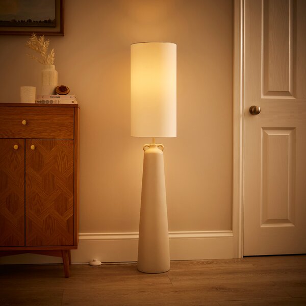 Burford Concrete Midi Floor Lamp