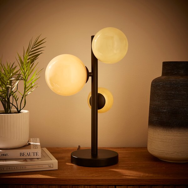 Eli Milky Glass Table Lamp