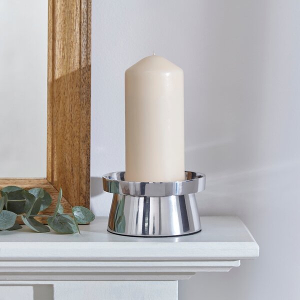 Wide Pillar Candle Holder