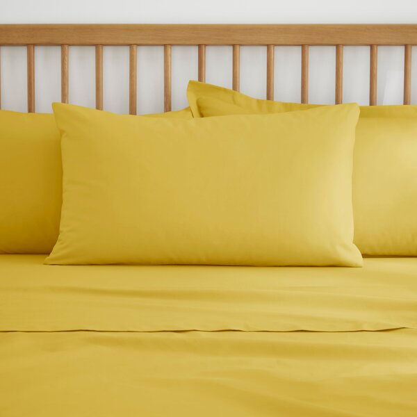 Pure Cotton Kingsize Pillowcase Pair