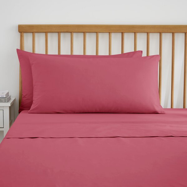 Pure Cotton Kingsize Pillowcase Pair