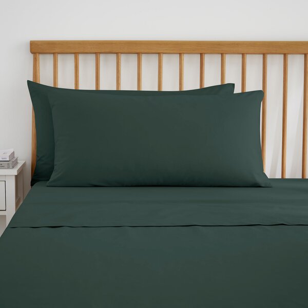 Pure Cotton Kingsize Pillowcase Pair