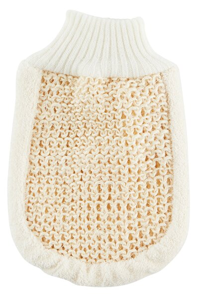 Cotton and Sisal Fibre Wash Mitt