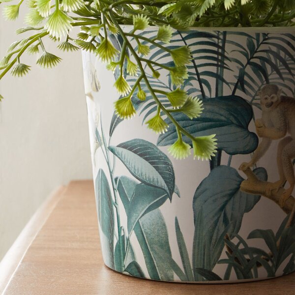 Ceramic Monkey Plant Pot