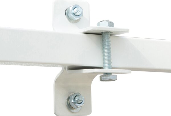 Outsunny 4x2.5m Retractable Manual Awning Window Door Sun Shade Canopy with Fittings and Crank Handle Beige Aosom UK
