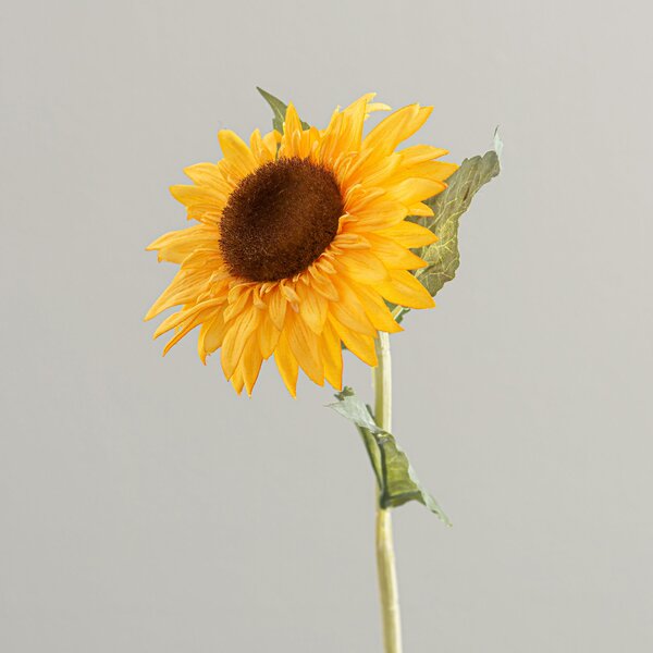 Artificial Yellow Sunflower Stem