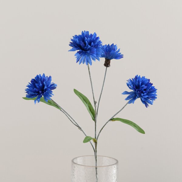 Artificial Blue Cornflower Stem