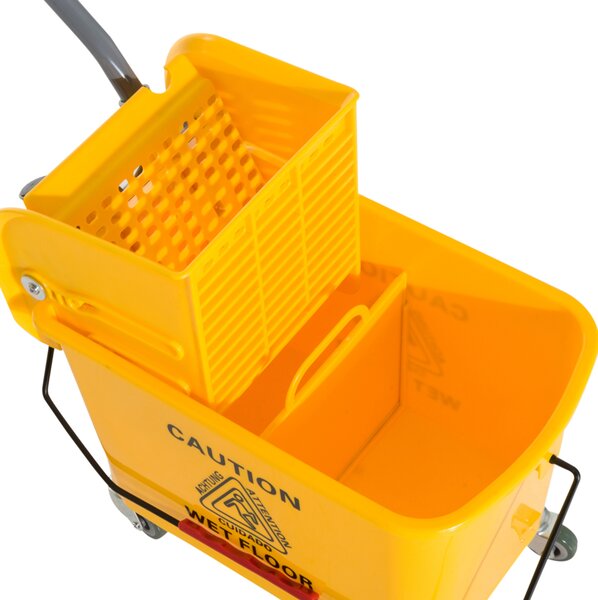 HOMCOM Mop Bucket With Wringer Como Mini Press 20L w/ caster wheels