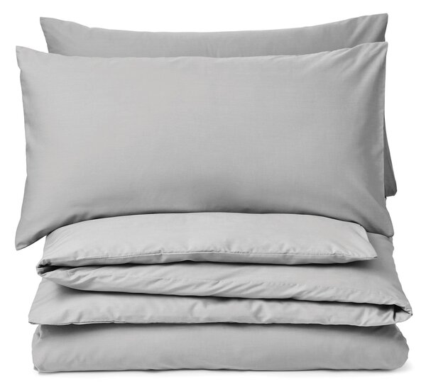 Non Iron Plain Dye Slate Standard Pillowcase Pair