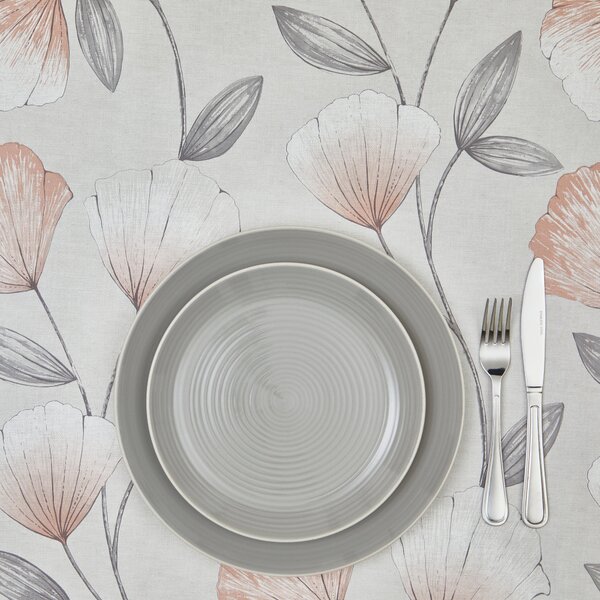 By the Metre Libby Floral PVC Blush