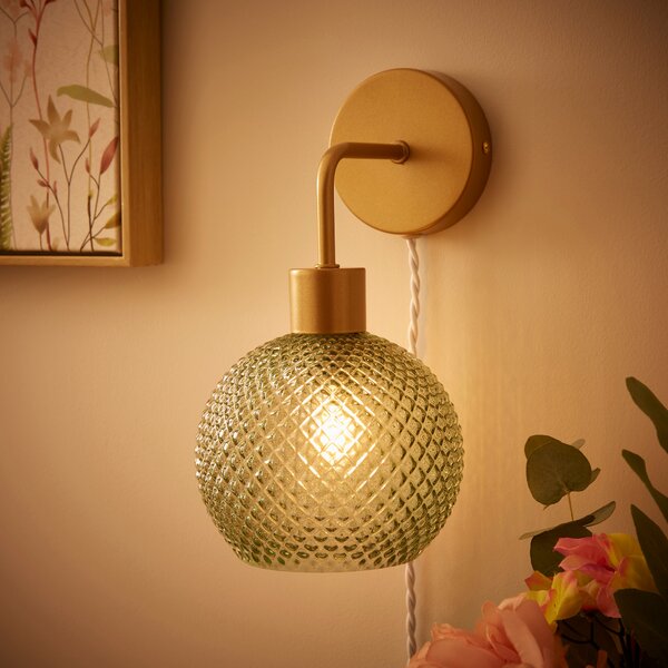 Elodie Plug In Wall Light